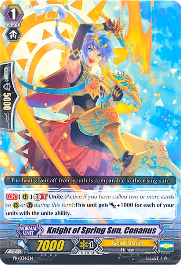 Knight of Spring Sun, Conanus - PR (PR/0341EN)
