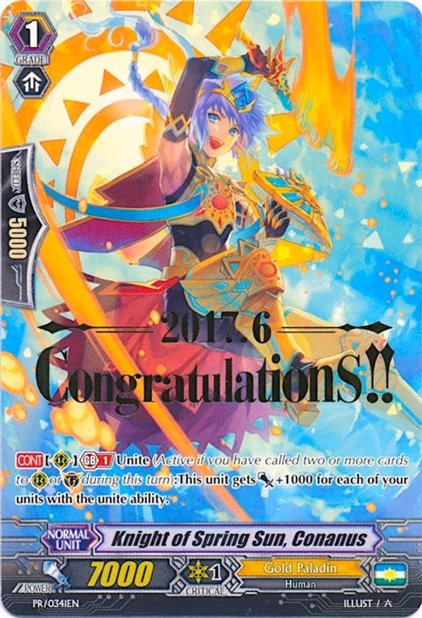 Knight of Spring Sun, Conanus - PR (PR/0341EN)
