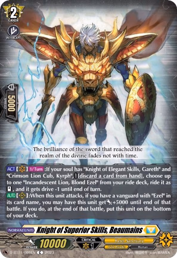 Knight of Superior Skills, Beaumains