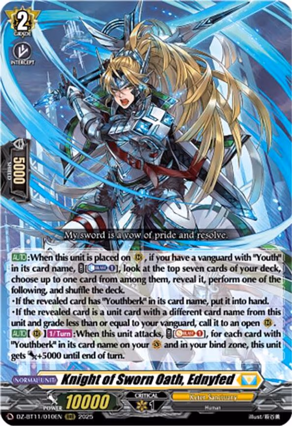 Knight of Sworn Oath, Ednyfed - RRR (DZ-BT11/010EN)