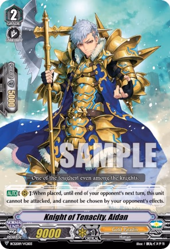 Knight of Tenacity, Aidan - PR (BCS2019/VGS03)