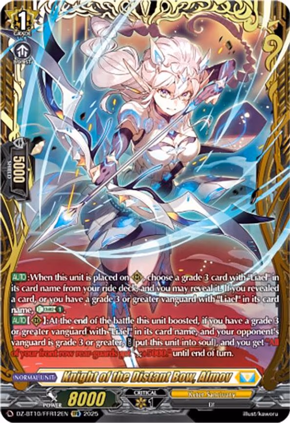 Knight of the Distant Bow, Almov - Double Frame Rare (DZ-BT10/FFR12EN)