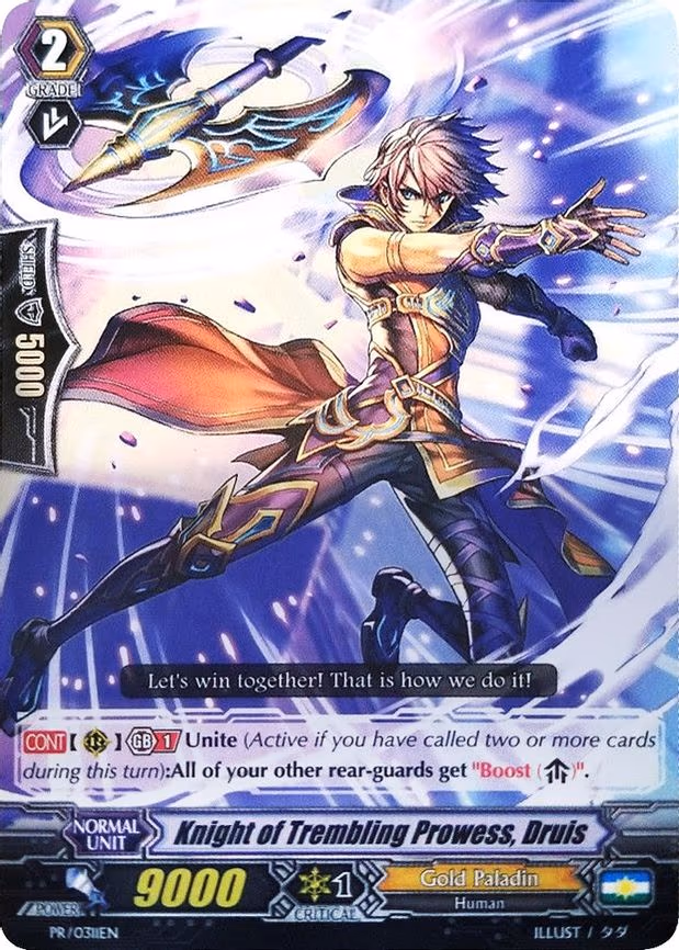 Knight of Trembling Prowess, Druis - PR (PR/0311EN)