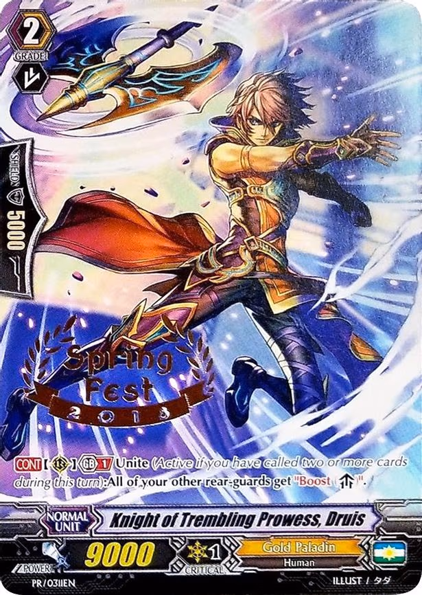 Knight of Trembling Prowess, Druis - PR (PR/0311EN)