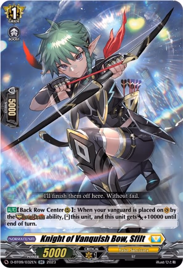 Knight of Vanquish Bow, Sfilt - RR (D-BT09/032EN)