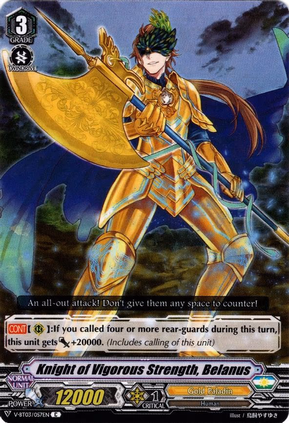 Knight of Vigorous Strength, Belanus - C (V-BT03/057EN)