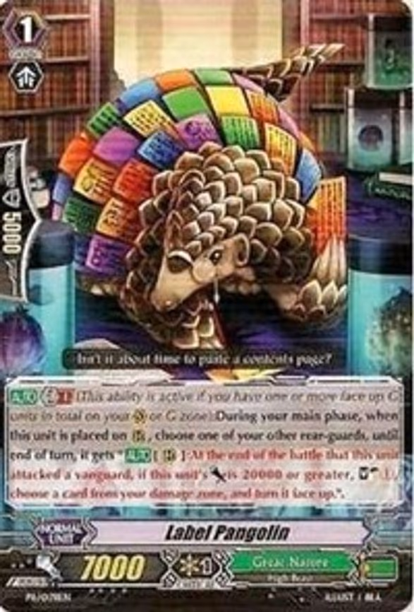 Label Pangolin - PR (PR/0178EN)