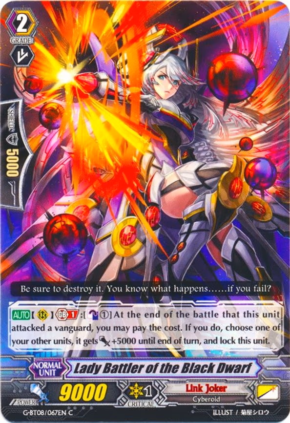 Lady Battler of the Black Dwarf - C (G-BT08/067EN)