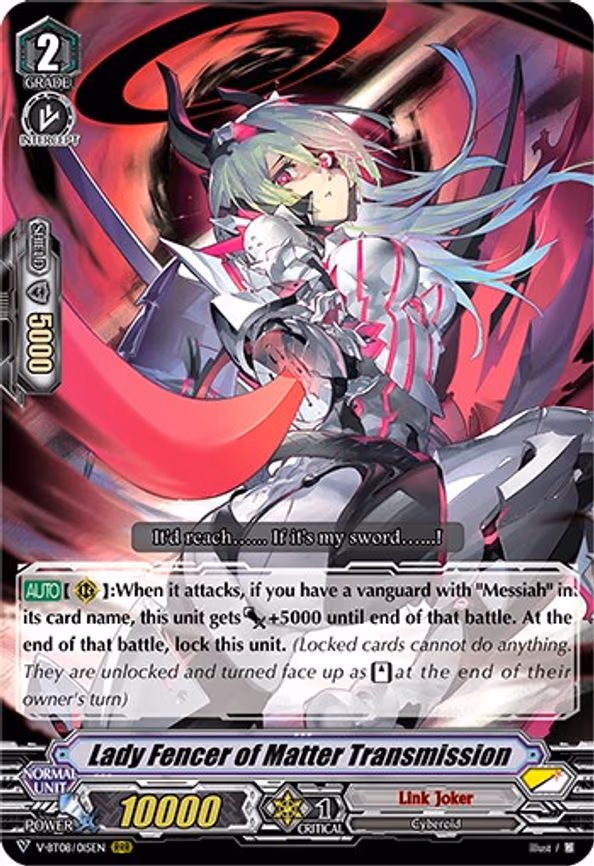 Lady Fencer of Matter Transmission - RRR (V-BT08/015EN RRR)