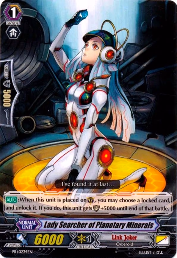 Lady Searcher of Planetary Minerals - PR (PR/0234EN)