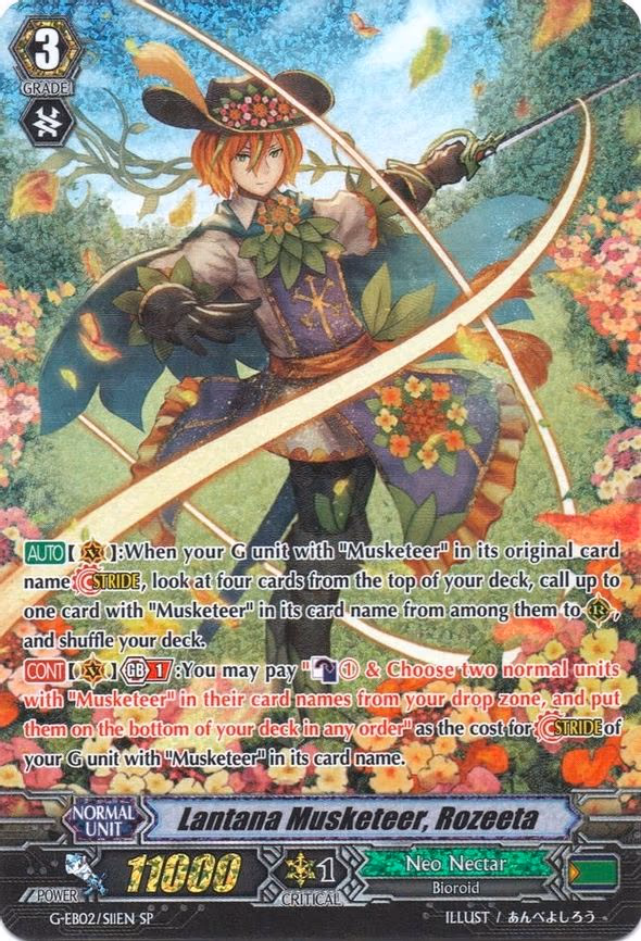 Lantana Musketeer, Rozeeta - SP (G-EB02/S11EN)