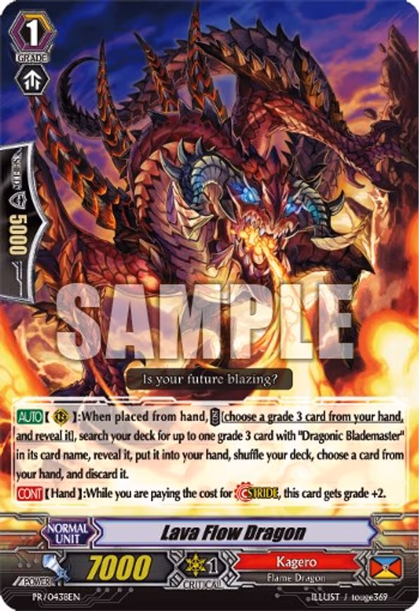Lava Flow Dragon - PR (PR/0438EN)