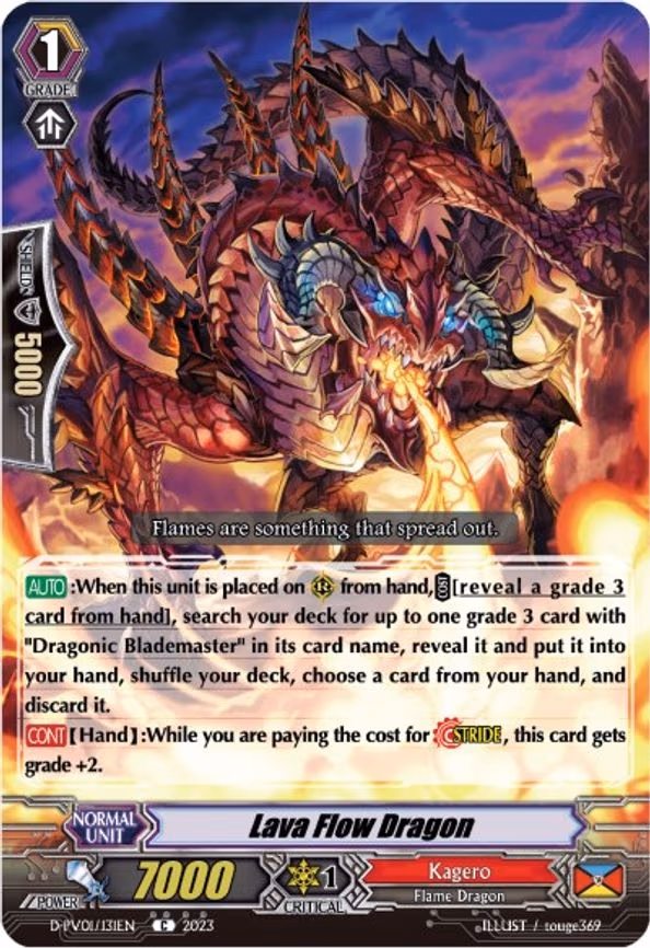 Lava Flow Dragon - C (D-PV01/131EN)