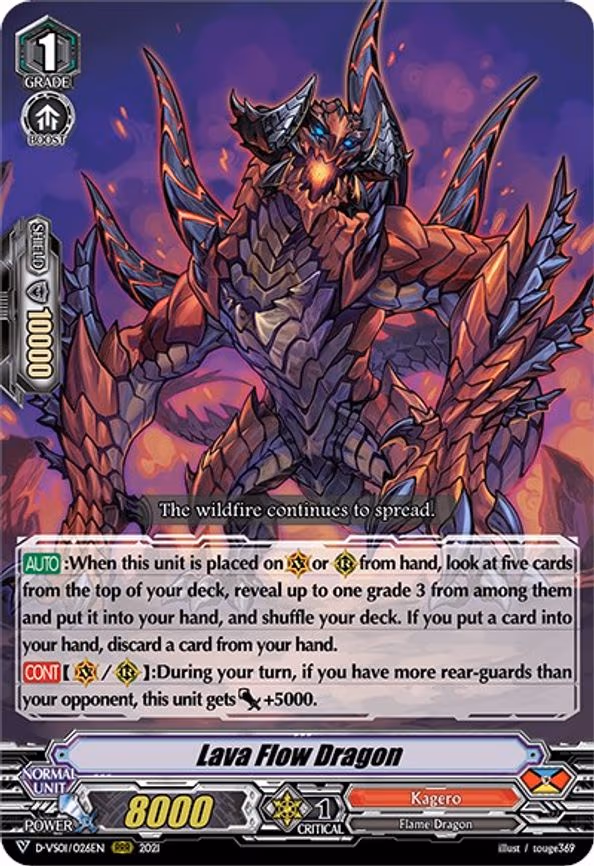Lava Flow Dragon - RRR (D-VS01/026EN)
