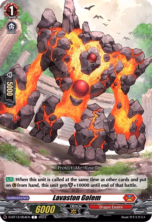 Lavaston Golem - C (D-BT13/064EN)