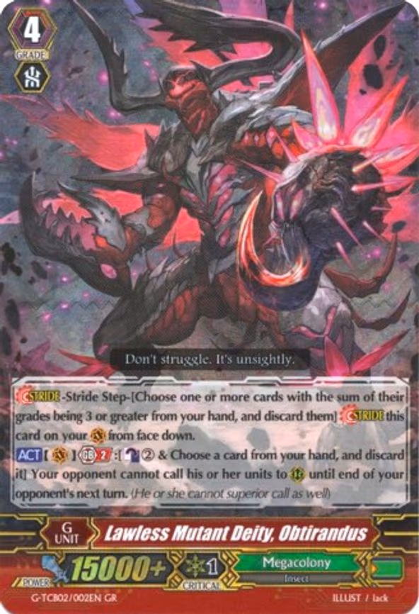 Lawless Mutant Deity, Obtirandus - GR (G-TCB02/002EN)