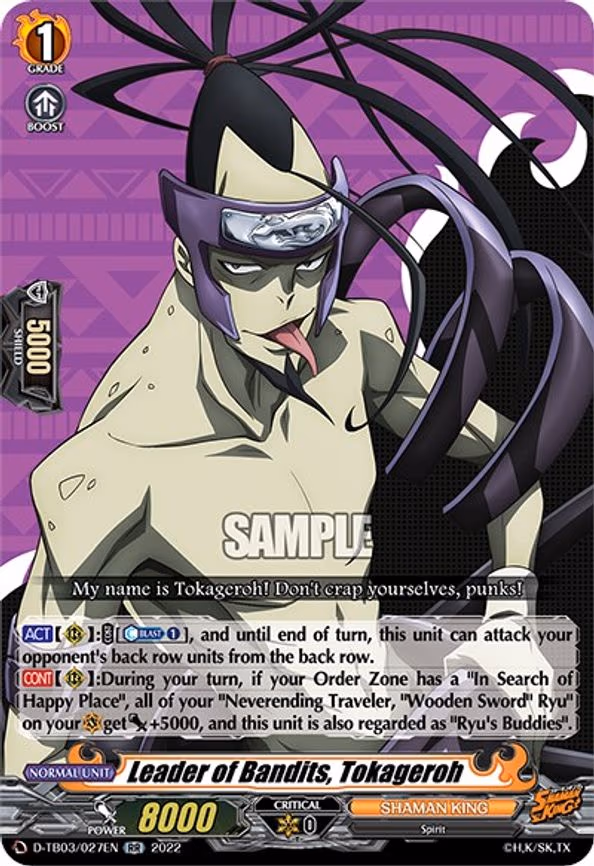 Leader of Bandits, Tokageroh - RR (D-TB03/027EN)