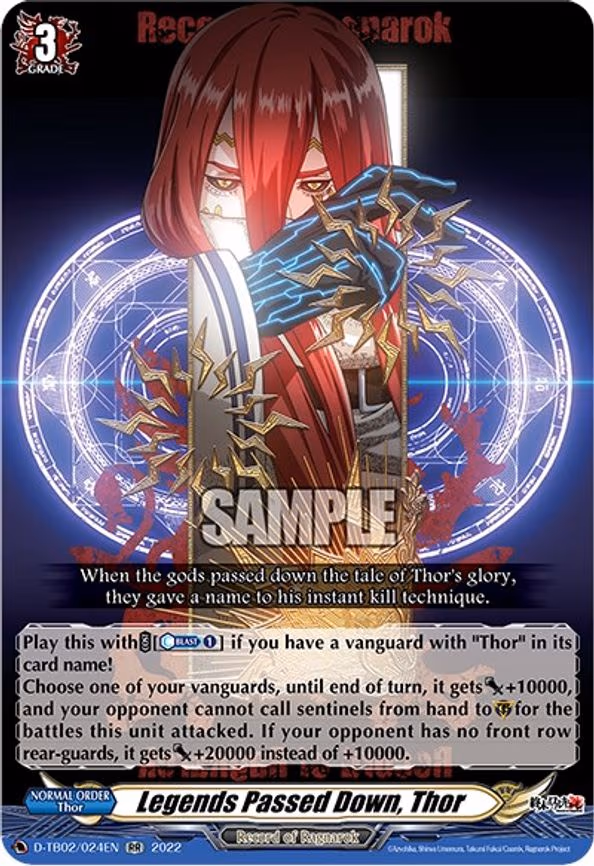 Legends Passed Down, Thor - RR (D-TB02/024EN)