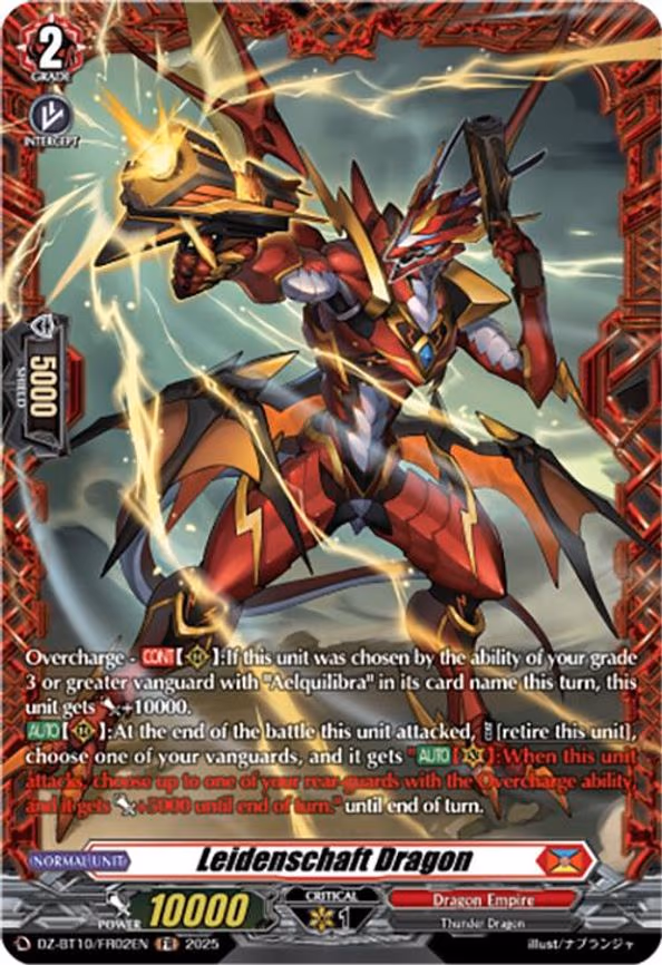 Leidenschaft Dragon - Frame Rare (DZ-BT10/FR02EN)