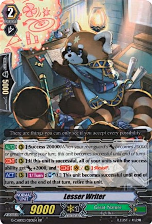 Lesser Writer - RR (G-CHB02/020EN)