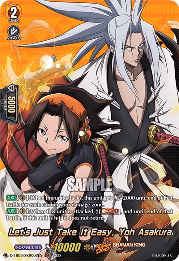 Let's Just Take It Easy, Yoh Asakura - SKR (D-TB03/SKR002EN)