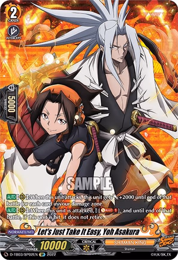 Let's Just Take It Easy, Yoh Asakura - SP (D-TB03/SP02EN)