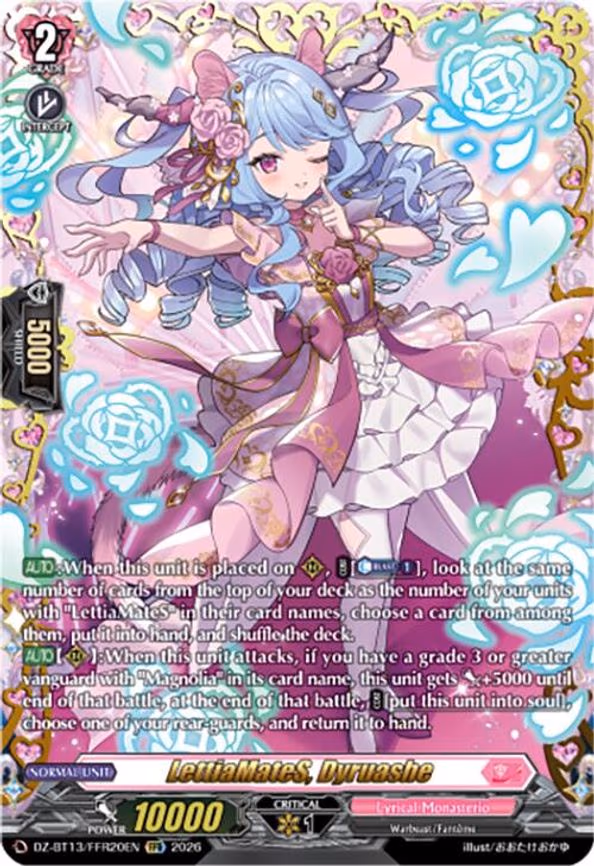 LettiaMateS, Dyruashe - Double Frame Rare (DZ-BT13/FFR20EN)