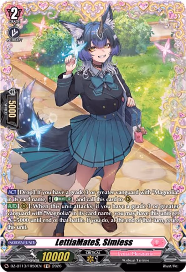 LettiaMateS, Simiess - Frame Rare (DZ-BT13/FR50EN)