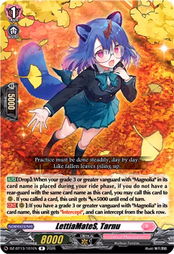 LettiaMateS, Tarnu - R (DZ-BT13/101EN)