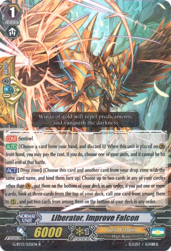 Liberator, Improve Falcon - R (G-BT13/035EN)
