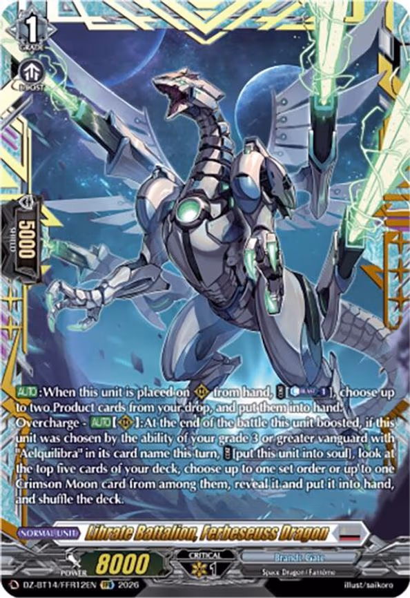 Librate Battalion, Ferbeseuss Dragon - Double Frame Rare (DZ-BT14/FFR12EN)