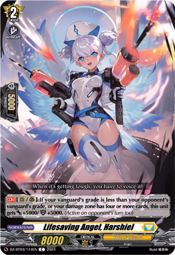 Lifesaving Angel, Harshiel - C (DZ-BT03/114EN)
