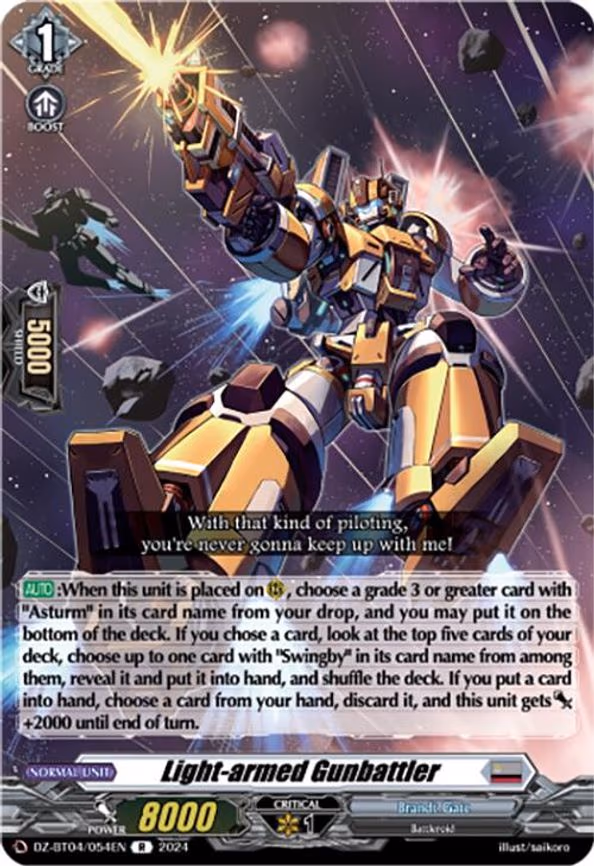 Light-armed Gunbattler - R (DZ-BT04/054EN)