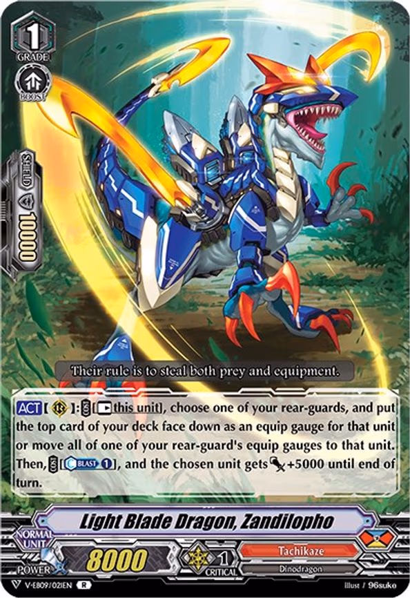 Light Blade Dragon, Zandilopho - R (V-EB09/021EN)