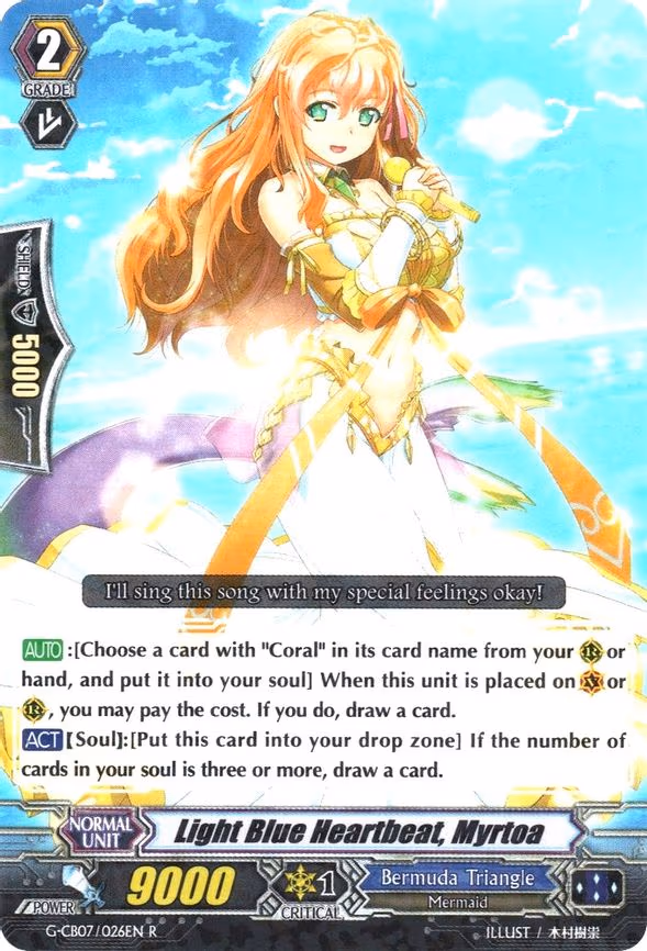 Light Blue Heartbeat, Myrtoa - R (G-CB07/026EN)