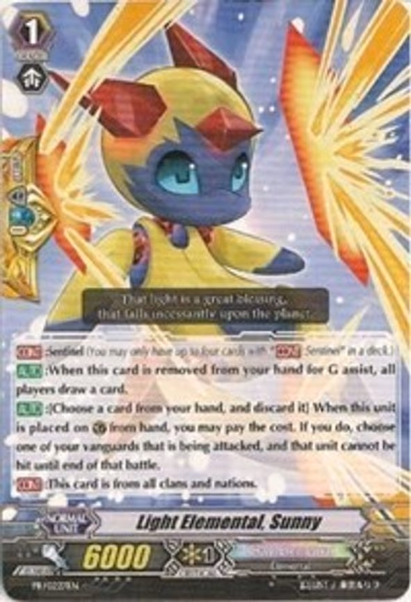 Light Elemental, Sunny - PR (PR/0227EN)
