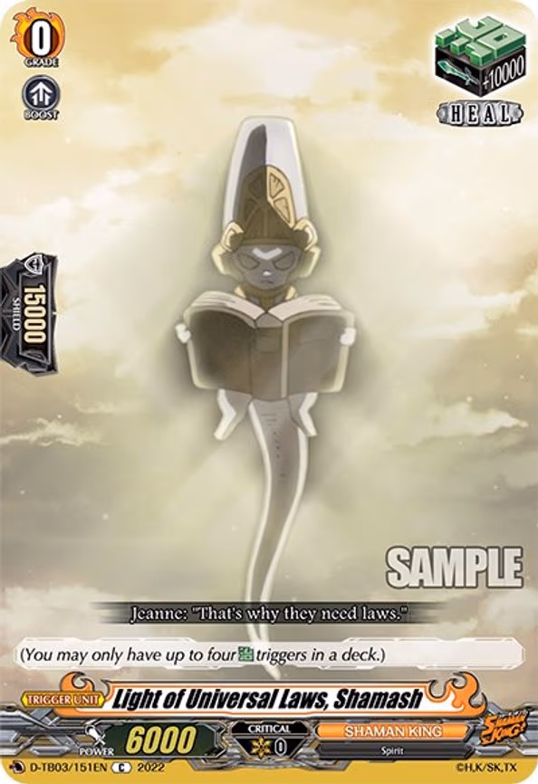 Light of Universal Laws, Shamash - C (D-TB03/151EN)