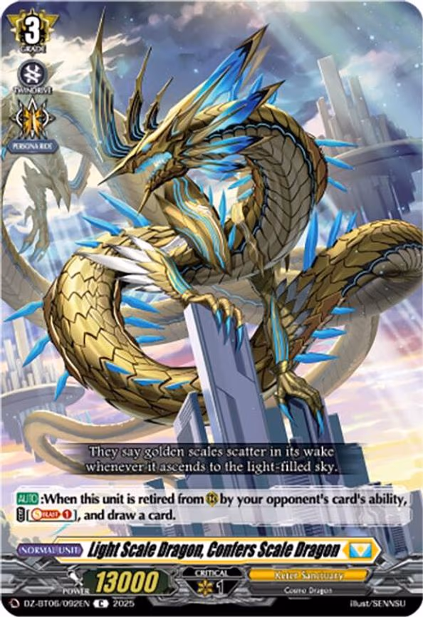 Light Scale Dragon, Confers Scale Dragon - C (DZ-BT06/092EN)