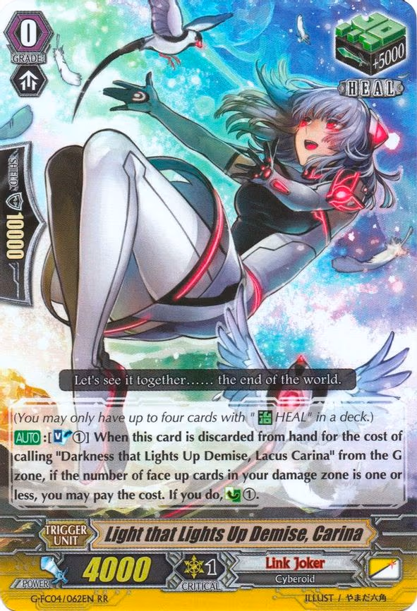 Light that Lights Up Demise, Carina - RR (G-FC04/062EN)