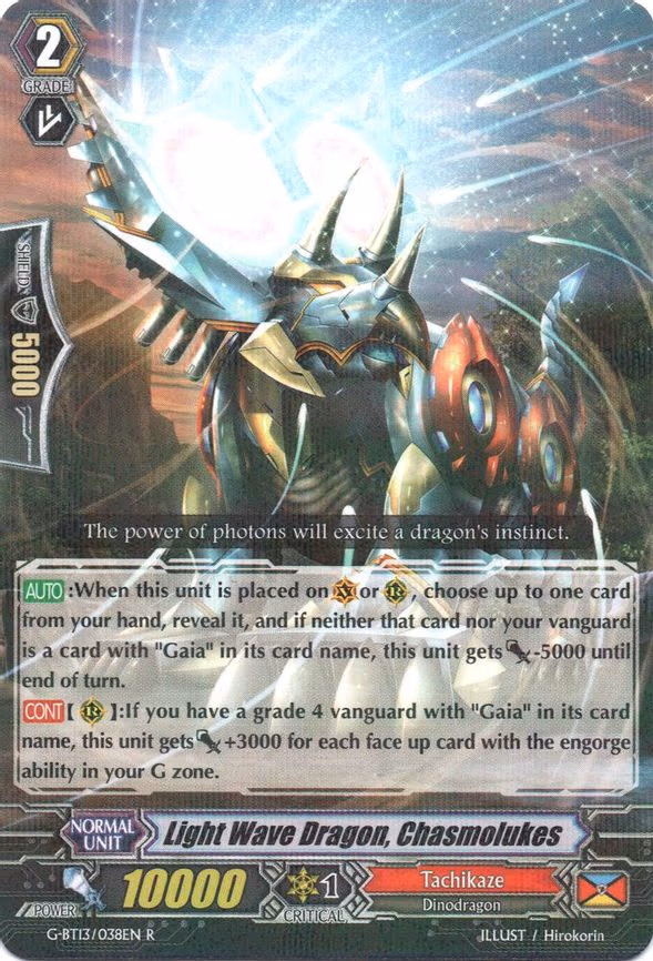 Light Wave Dragon, Chasmolukes - R (G-BT13/038EN)
