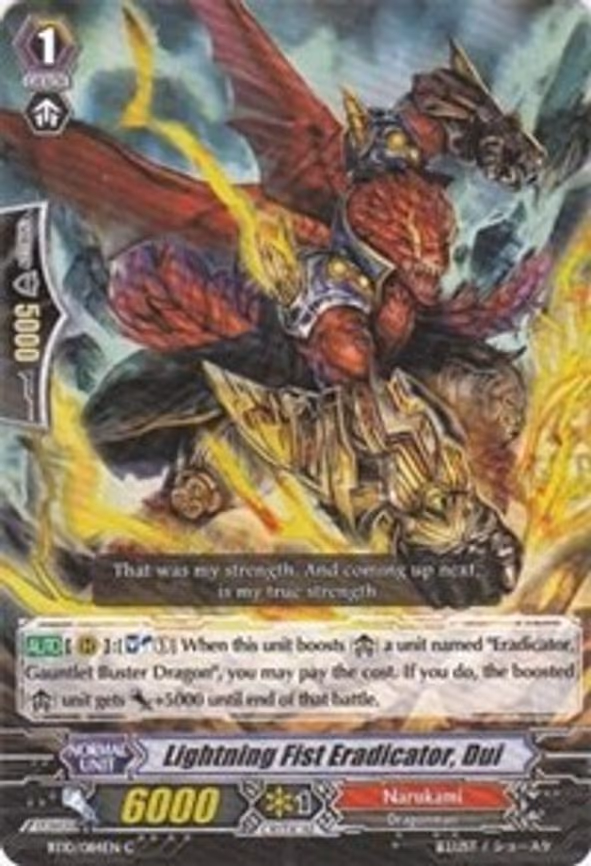 Lightning Fist Eradicator, Dui - C (BT10/084EN)