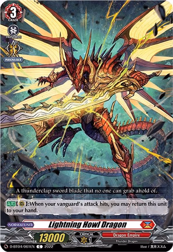 Lightning Howl Dragon - C (D-BT04/061EN)