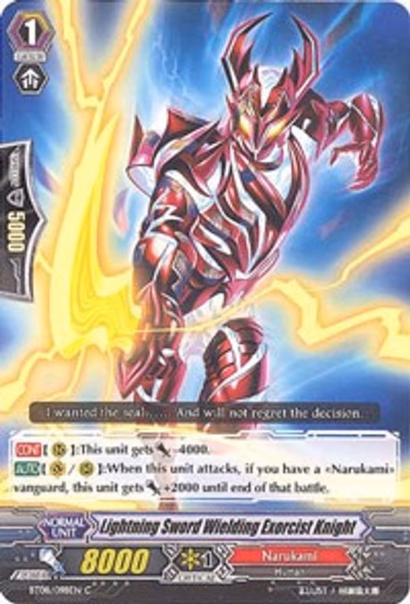 Lightning Sword Wielding Exorcist Knight - C (BT08/098EN)
