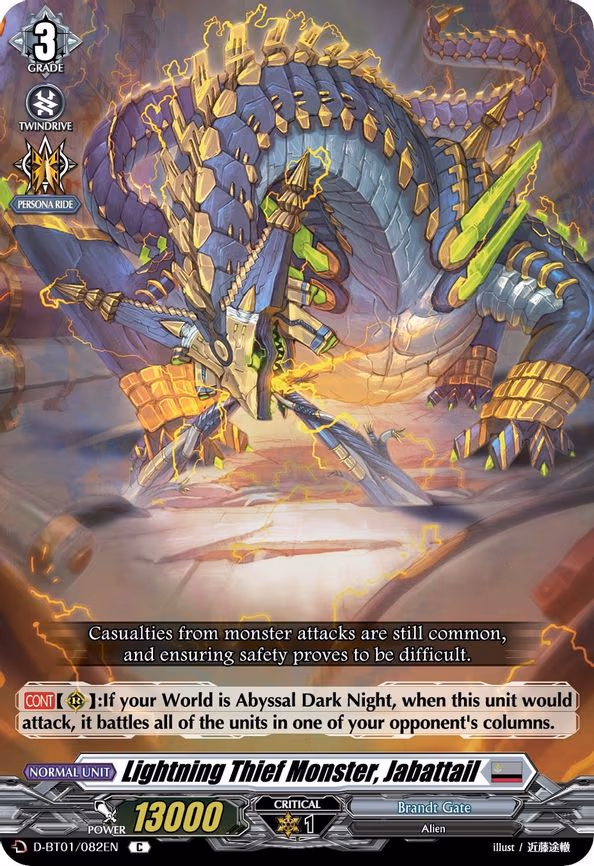 Lightning Thief Monster, Jabattail - C (D-BT01/082EN)