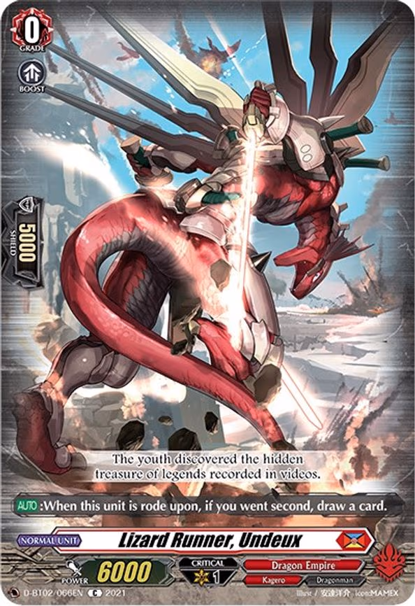 Lizard Runner, Undeux