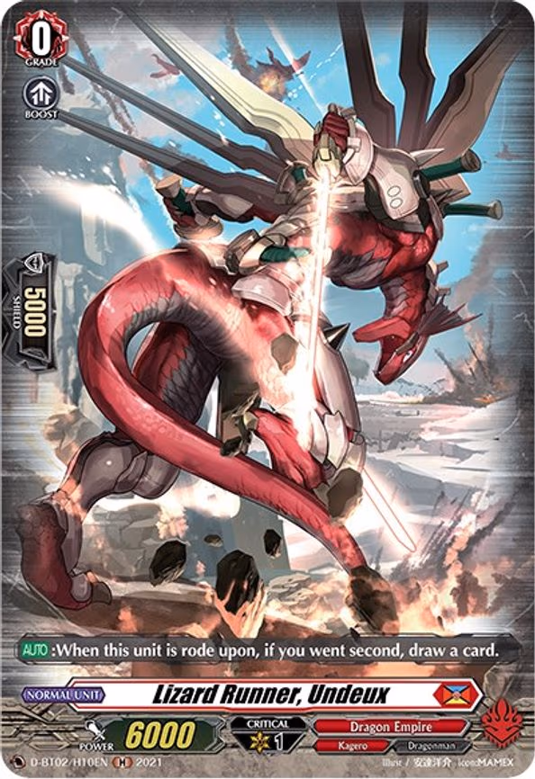 Lizard Runner, Undeux (Holo) - H (D-BT02/H10EN)