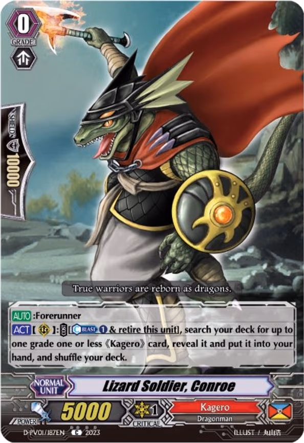 Lizard Soldier, Conroe - C (D-PV01/187EN)