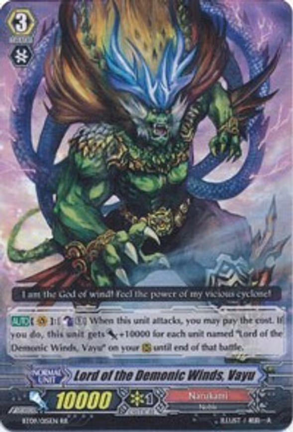 Lord of the Demonic Winds, Vayu - RR (BT09/015EN)