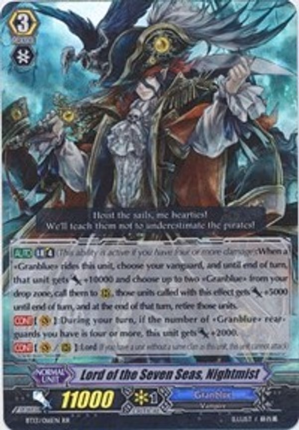Lord of the Seven Seas, Nightmist - RR (BT13/016EN)