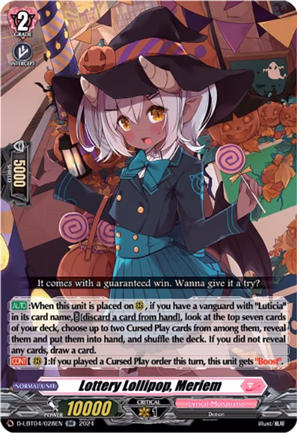 Lottery Lollipop, Meriem - RR (D-LBT04/028EN)